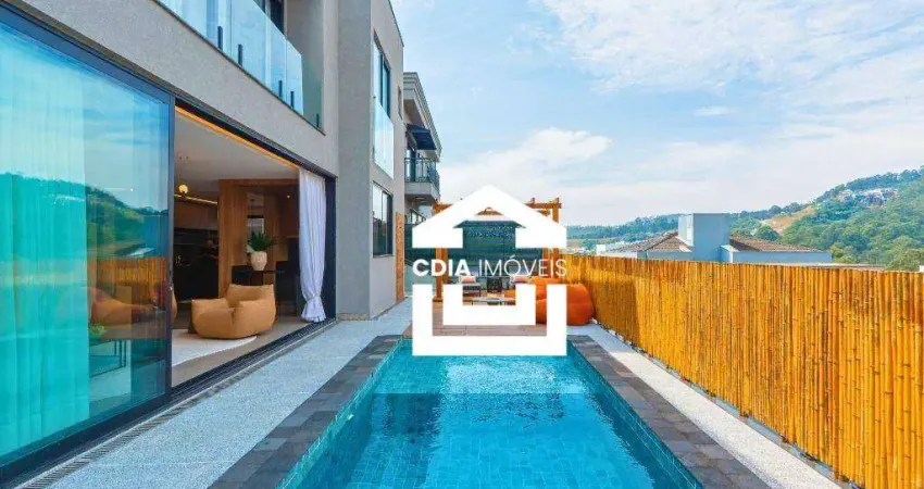 Casa com 4 dormitórios à venda, 388 m² por r$ 6.900.000,00 - tamboré 11 - santana de parnaíba/sp