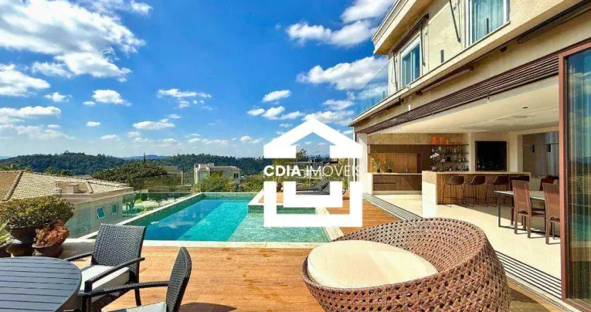 Casa com 4 dormitórios à venda, 430 m² por r$ 8.900.000,00 - gênesis 2 - santana de parnaíba/sp