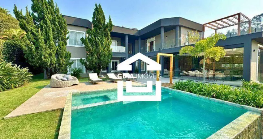 Casa com 5 dormitórios à venda, 780 m² por r$ 17.900.000,00 - tamboré 1 - barueri/sp