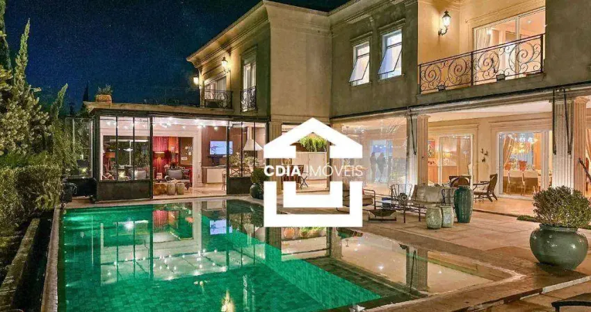 Casa com 5 dormitórios à venda, 1000 m² por r$ 17.300.000,00 - campos do conde (alphaville) - santana de parnaíba/sp