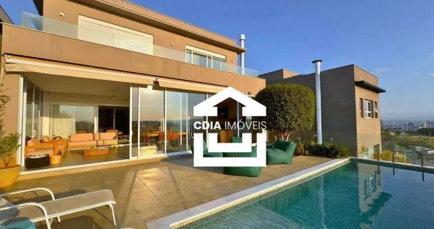 Casa com 4 dormitórios à venda, 539 m² por r$ 9.500.000,00 - tamboré 10 - santana de parnaíba/sp