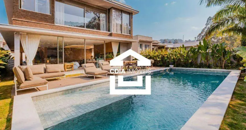 Casa com 4 dormitórios à venda, 501 m² por r$ 12.000.000,00 - tamboré 11 - santana de parnaíba/sp