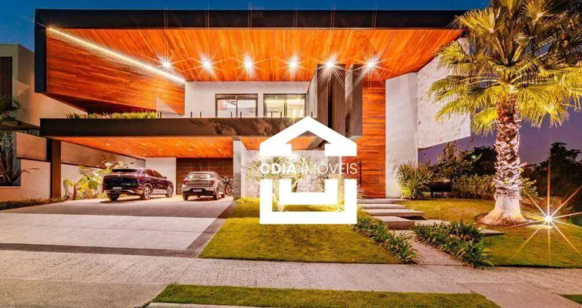 Casa com 4 dormitórios à venda, 600 m² por r$ 8.500.000 - condomínio reserva marajoara - jundiaí/sp