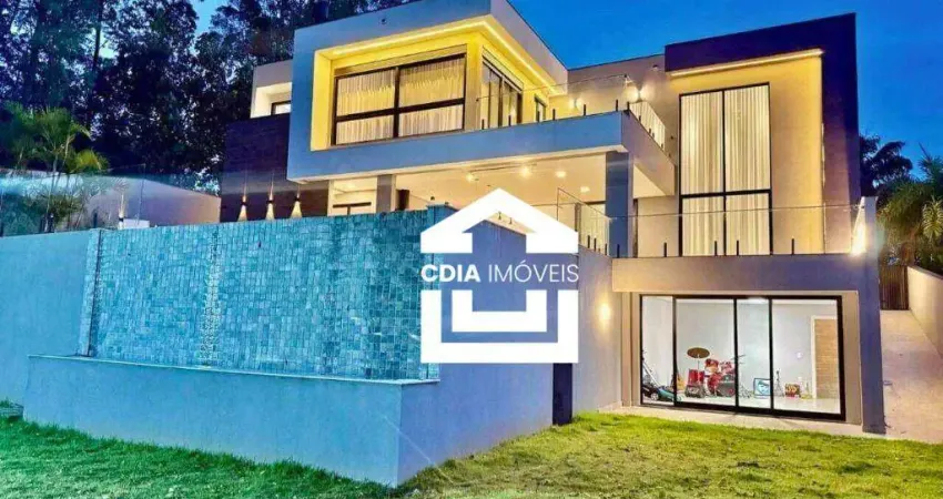 Casa com 4 dormitórios à venda, 495 m² por r$ 5.490.000,00 - granja viana ii gleba 4 e 5 - cotia/sp