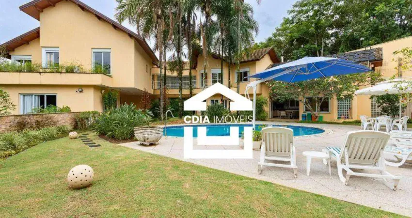 Casa com 5 dormitórios para alugar, 825 m² por r$ 20.575/mês - granja viana ii gleba 4 e 5 - cotia/sp