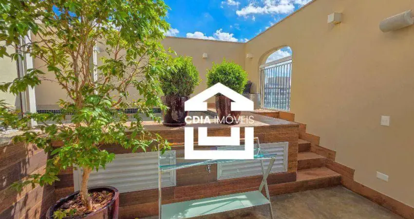 Cobertura com 4 dormitórios à venda, 386 m² por r$ 8.000.000 - campo belo - são paulo/sp