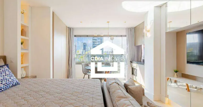 Apartamento com 1 dormitório à venda, 29 m² - itaim - são paulo/sp