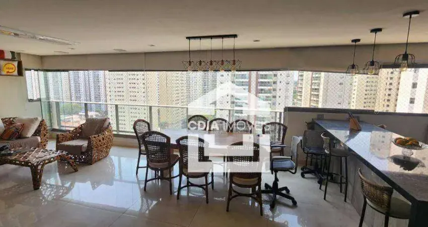 Apartamento à venda com 3 suítes, 5 banheiros, varanda gourmet e 3 vagas de garagem. localizado na vila leopoldina.