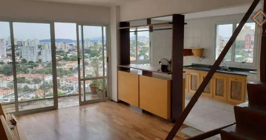 Cobertura com 2 dormitórios à venda, 160 m² por r$ 2.500.000,00 - alto de pinheiros - são paulo/sp