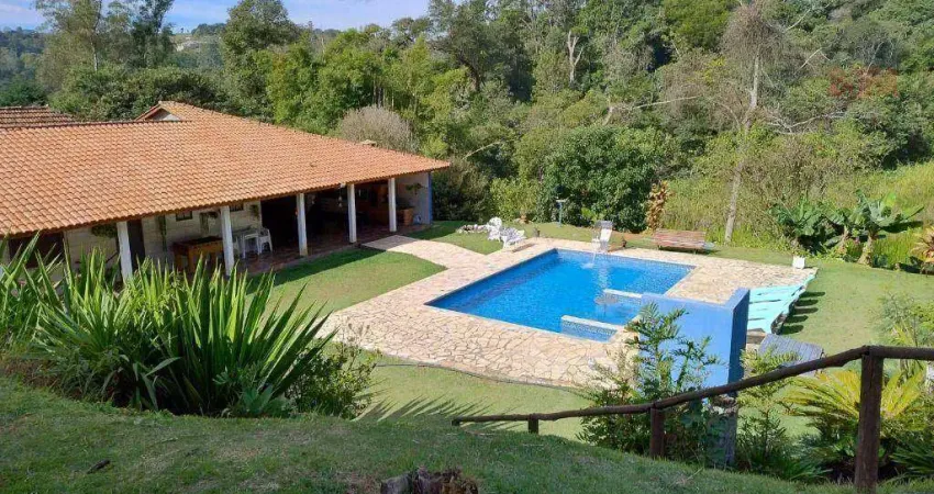 Chácara com 6 dormitórios à venda, 11500 m² por r$ 1.450.000,00 - jardim bela vista - mairiporã/sp