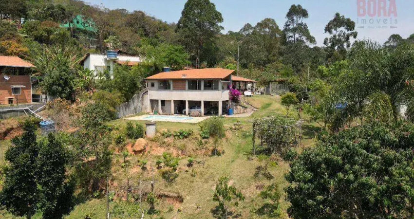 Chácara com 3 dormitórios à venda, 1650 m² por r$ 490.000,00 - aldeia mairiporã - mairiporã/sp