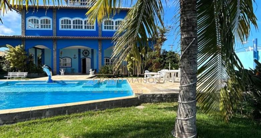 Casa a venda com 8 quartos 1106,19m² em canal navegável na ogiva em Cabo Frio