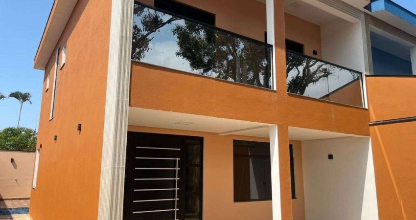 Sobrado com 3 dormitórios à venda, 126 m² por R$ 730.000,00 - Jardim Suarão - Itanhaem/SP