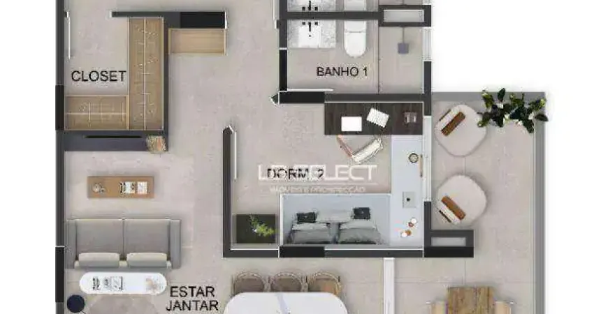 Apartamento com 2 dormitórios à venda, 82 m² por R$ 846.508,44 - Gávea - Uberlândia/MG