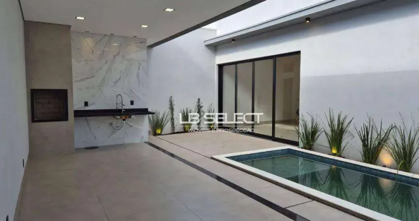 Casa no Condomínio Terras Alpha com três suítes e varanda gourmet completa.