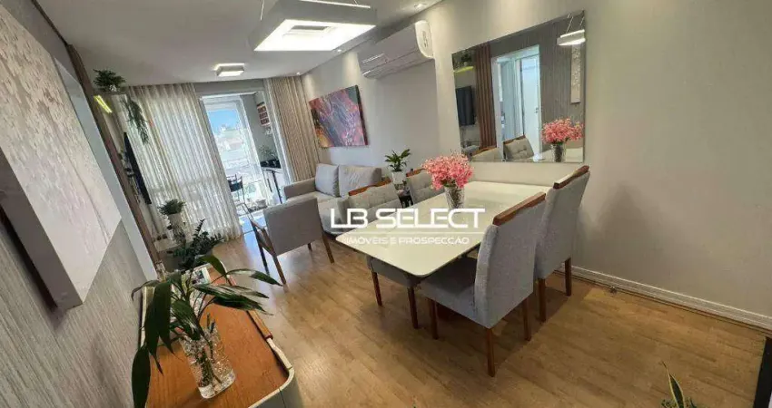 Apartamento no bairro Santa Mônica com dois quartos, uma suíte e varanda gourmet.