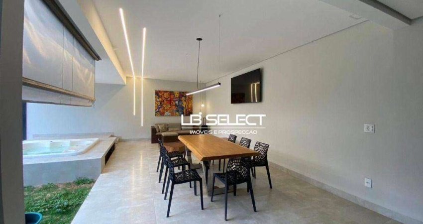 Casa no Condomínio Paradiso Ecológico com três suítes, escritório, lavabo e varanda gourmet.