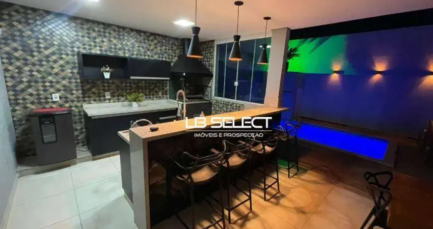 Casa no bairro Jardim Patrícia com três suítes, escritório e área gourmet.