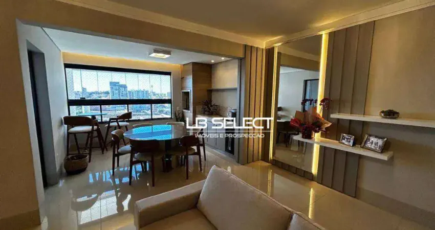 Apartamento no bairro Santa Mônica com três quartos, uma suíte e varanda gourmet.