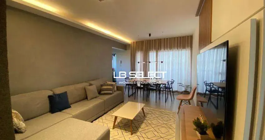 Apartamento no bairro Planalto com três quartos, sendo uma suíte, sala com sacada e duas vagas de garagem.