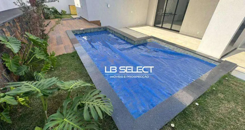 Casa no condomínio alphaviille i com três suítes e varanda gourmet.