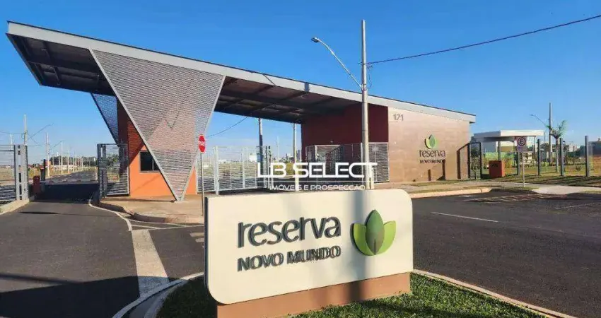 Terreno à venda, 319 m² por r$ 350.000,00 - condomínio reserva novo mundo - uberlândia/mg