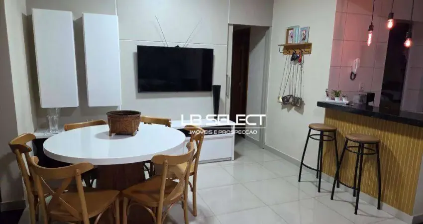 Apartamento no bairro santa mônica com dois quartos, suíte e duas vagas de garagem.