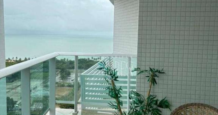 Apartamento Mobiliado para Locação - Andar Alto - Vista Mar - Altiplano João Pessoa