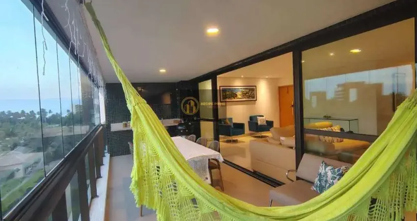 Apartamento de luxo para alugar em Cabo de Santo Agostinho, Paiva, com 4 quartos, 183m²