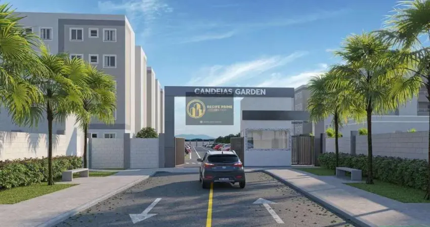 Apartamento à venda, no candeias garden,  em jaboatão dos guararapes, candeias, com 2 quartos, 40m²