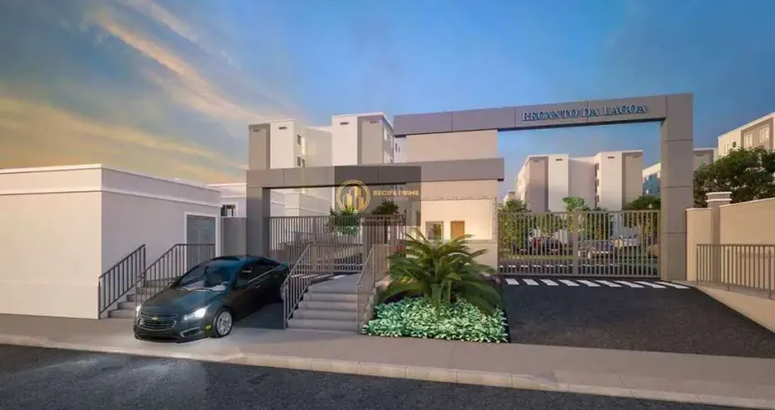 Apartamento à venda, no recanto da lagoa,  em jaboatão dos guararapes, candeias, com 2 quartos, 40m²