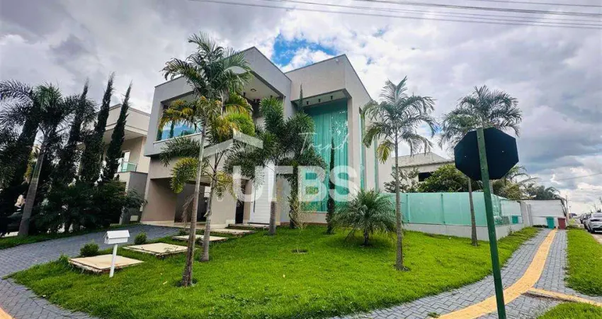 Sobrado de luxo no condomínio do lago – 3 suítes, piscina e energia solar | frente ao atacadão goiânia