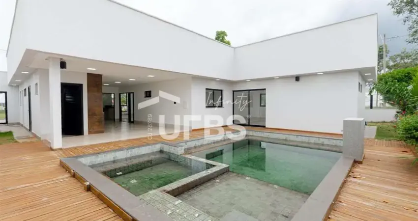 Casa em condomínio fechado com 4 quartos à venda na Alameda Espanha, sn, Terras Alpha Residencial 1, Senador Canedo