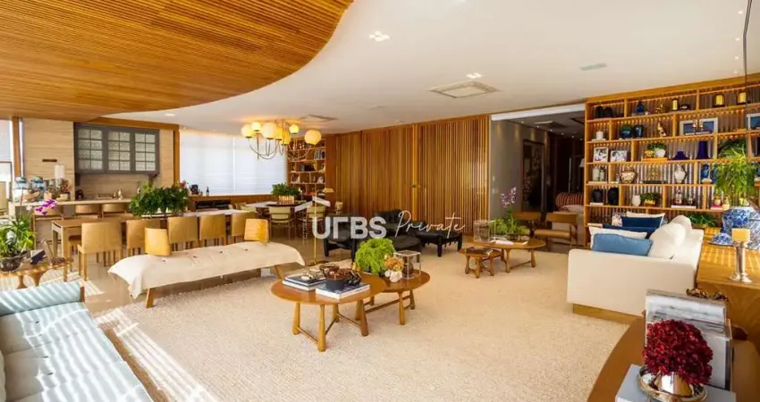 Apartamento semi mobiliado com 363 m2 e 3 suítes à venda na praça do sol - setor oeste