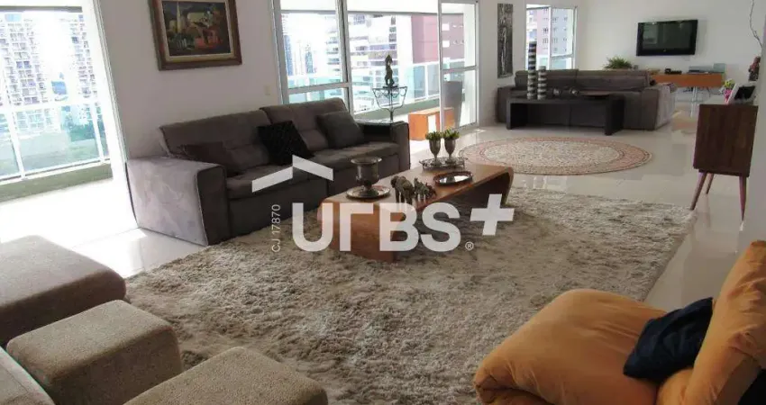 Apartamento alto padrão em frente ao parque flamboyant, prédio 1 por andar