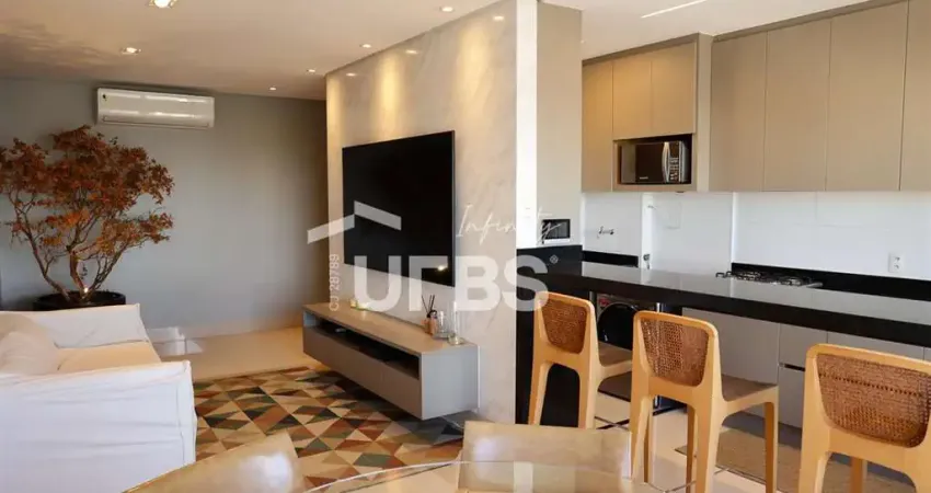 Apartamento mobiliado com 2 suítes, nascente, mobiliado no setor marista