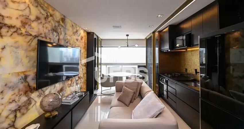 Apartamento mobiliado de alto padrão para alugar no metropolitan sidney – jardim goiás | 56 m² | 1 quarto