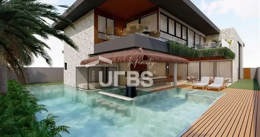 Casa em condomínio fechado com 4 quartos à venda na Rua Carina, Residencial Alphaville Flamboyant, Goiânia