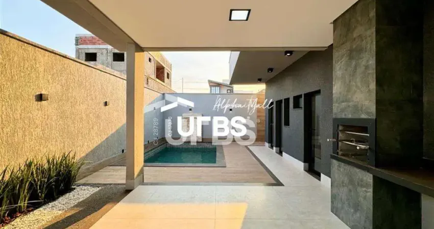 Casa em condomínio fechado com 3 quartos à venda na Rua Girasol, Jardins Nápoles, Senador Canedo