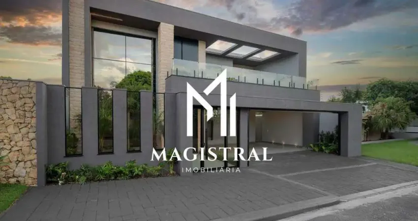 Sobrado residencial no centro de cascavel - 4 quartos, 3 suítes, financia/permuta