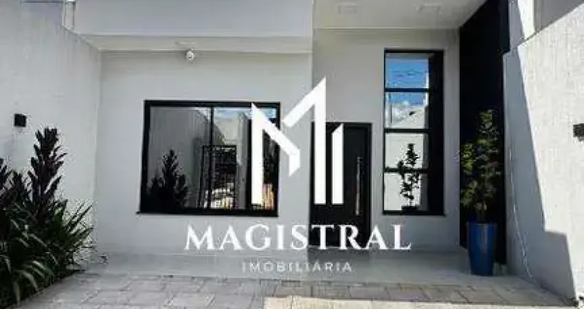 Casa moderna com pé direito alto e área gourmet – r$ 600.000,00