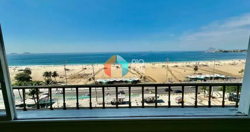Apartamento vista mar andar alto à venda, copacabana, rio de janeiro, rj
