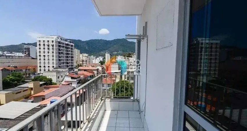 Apartamento à venda em vila isabel, 70 m2, sala ambientes, 2 quartos, dependência completa, vaga na