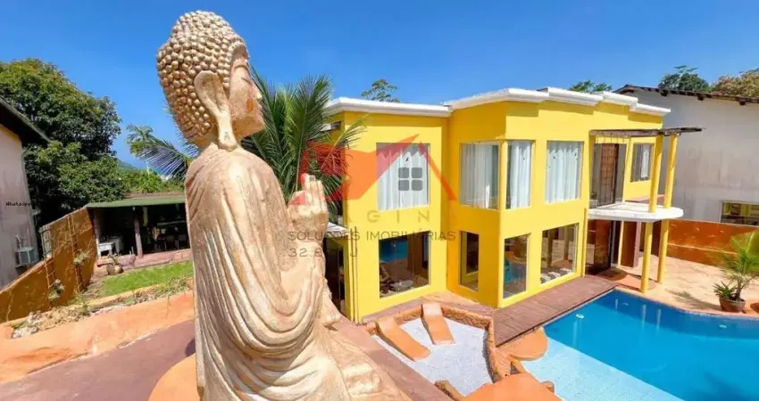 Casa para venda em caraguatatuba, park imperial, 5 dormitórios, 5 suítes, 7 banheiros, 3 vagas