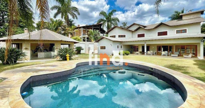 Casa com 5 dormitórios (suítes) à venda, 752 m² MOBILIADA por R$ 5.280.000 - São Paulo II - Granja Viana - Cotia/SP