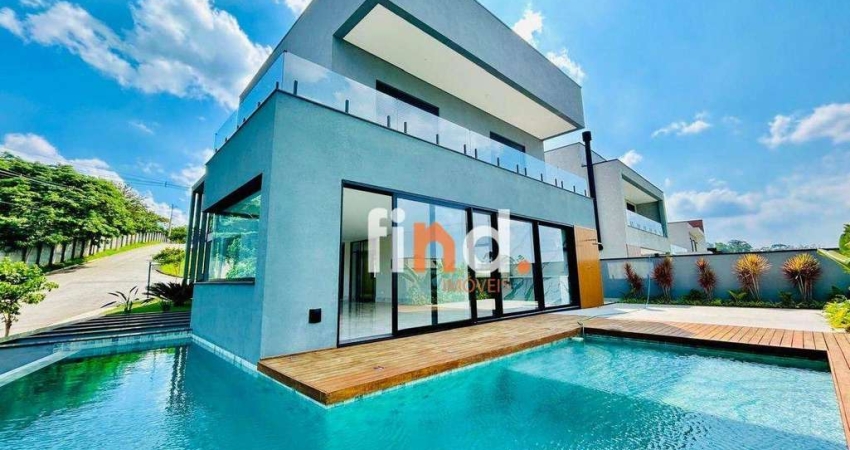 Casa Nova com 4 dormitórios (suítes) à venda, 480 m² por R$ 4.800.000 - São Paulo ll - Granja Viana - Cotia/SP