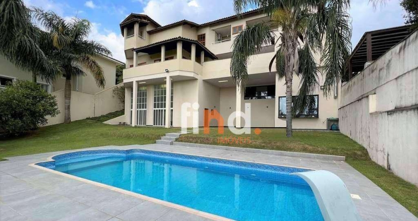 Casa com 4 dormitórios (3 suítes) à venda, 697 m² por R$ 3.400.000 - Granja Viana - Jardim Passárgada C - Cotia/SP