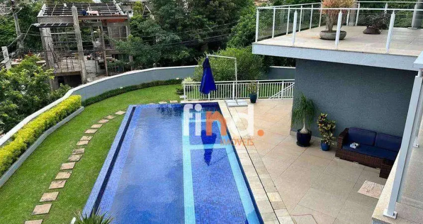 Casa com 4 dormitórios (3 suítes) à venda, 632 m² por R$ 4.700.000 - São Paulo II - Granja Viana - Cotia/SP