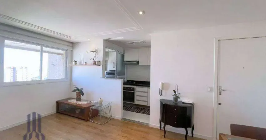 Apartamento com 2 dormitórios para alugar, 50 m² por R$ 4.051,19/mês - Portão - Curitiba/PR