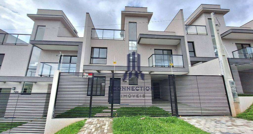 Sobrado com 3 dormitórios à venda, 116 m² por R$ 827.000,00 - Abranches - Curitiba/PR